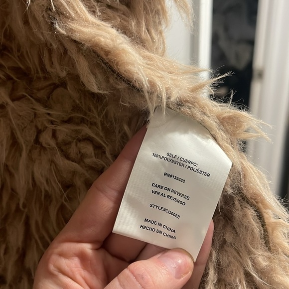 Coco + Jaimeson faux leather/fur suede vest - Picture 4 of 8